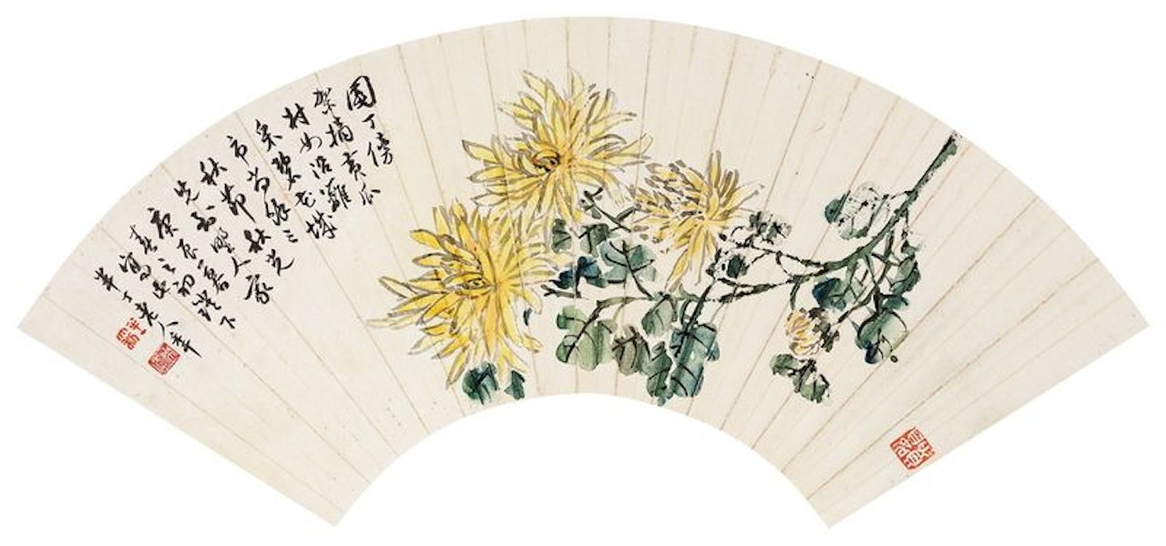 Autumn chrysanthemum by Chen Banding