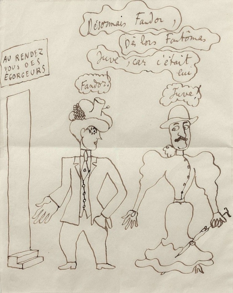 At the rendezvous of the murderers by Jean Cocteau