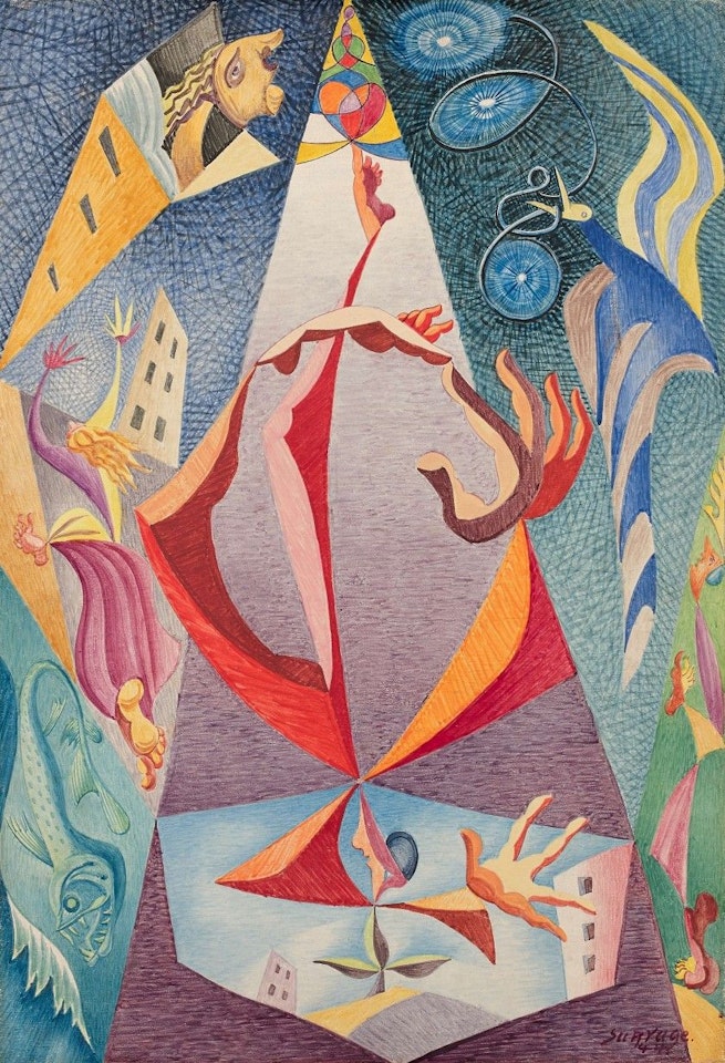 Composition in the hands by Leopold Survage