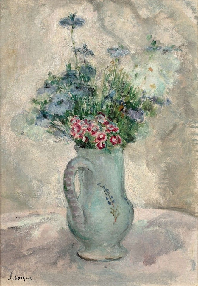 Flowers in a vase by Henri Lebasque
