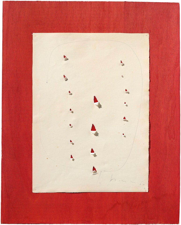 Concetto spaziale by Lucio Fontana