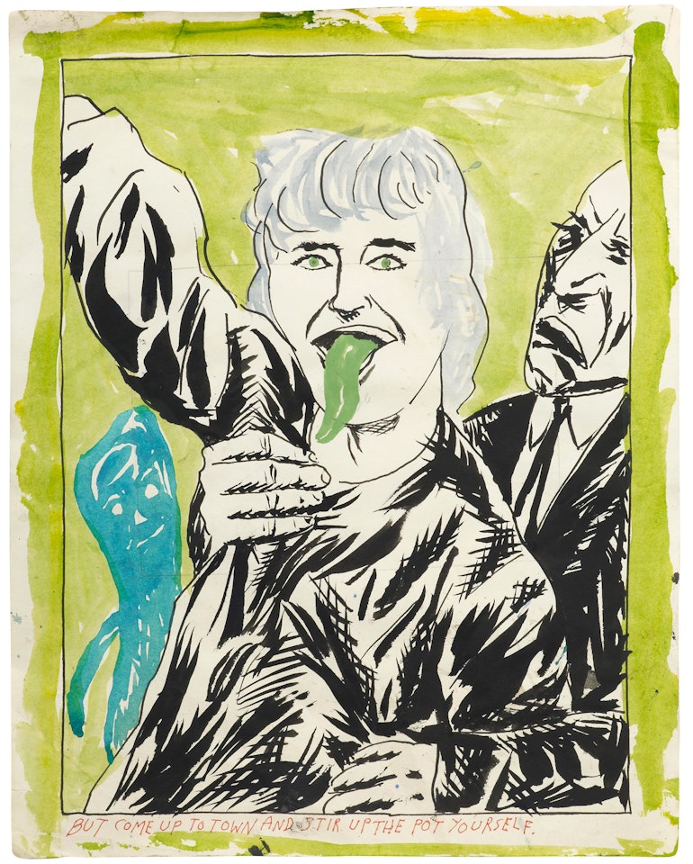 Untitled (But come up) by Raymond Pettibon