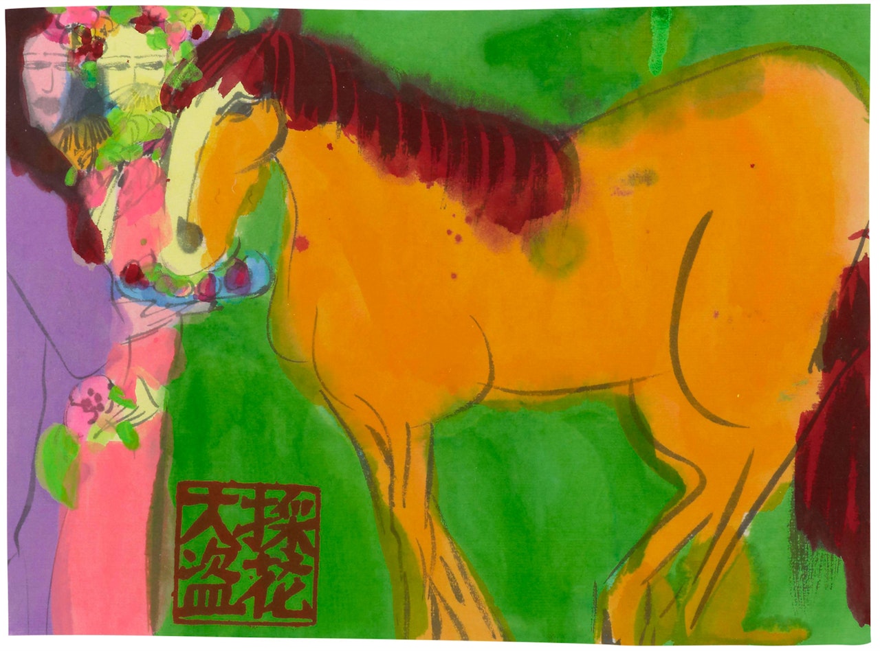 Flower Thief by Walasse Ting