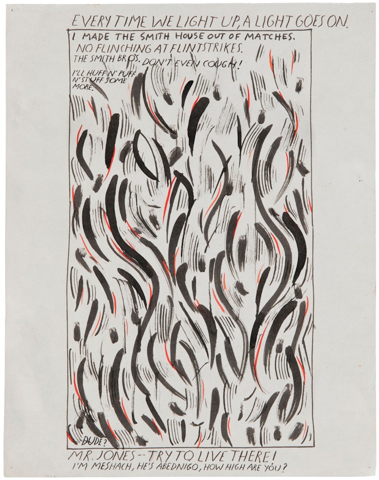 No Title (Every Time We) by Raymond Pettibon