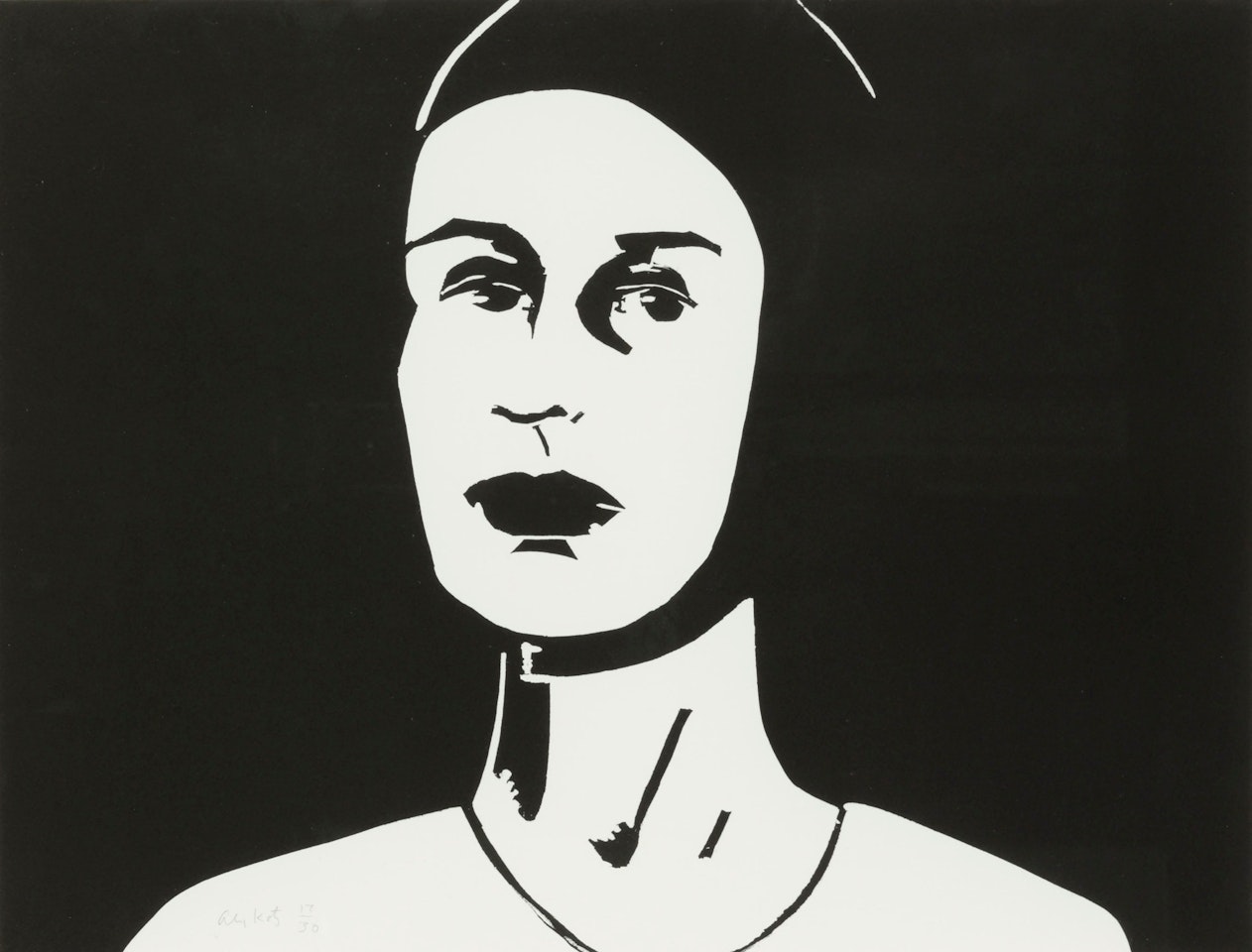 Black Cap (Ada) by Alex Katz