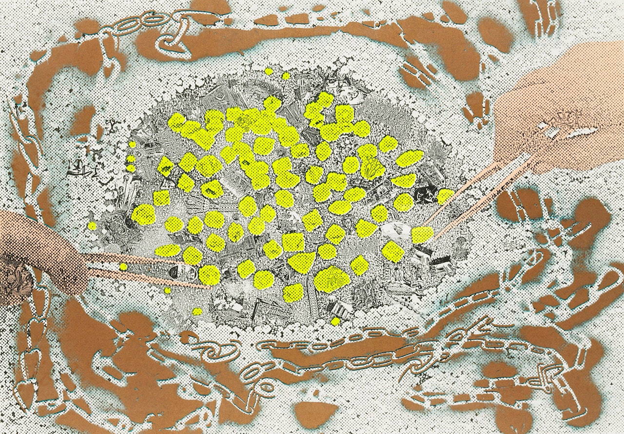 Untitled, from: Estampes et Révolution, 200 ans après by Sigmar Polke