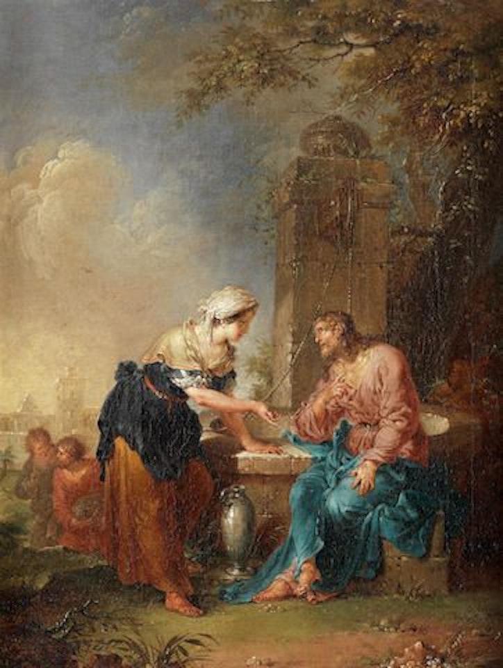 Christ and the Woman of Samaria by Januarius Johann Rasso Zick