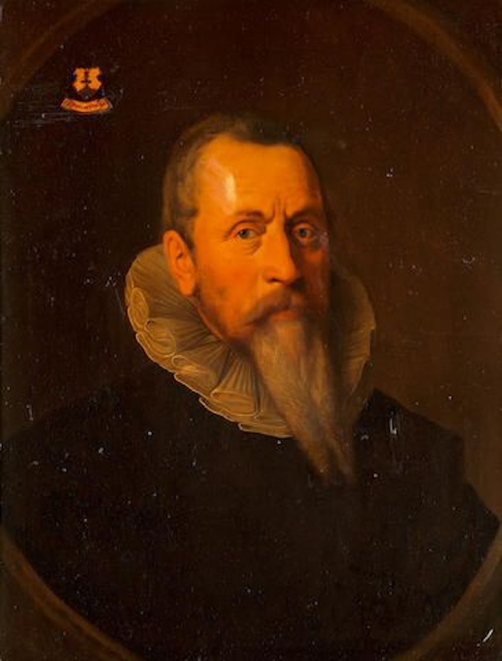 Portrait of a gentleman, traditionally identified as Arnaud Jan Roelofsen, bust-length, in black, within a painted oval; and A portrait of a lady, traditionally identified as Maartje Roelofsen, bust-length in black by Dutch School