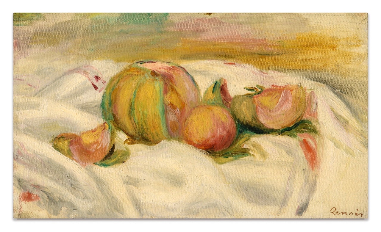 NATURE MORTE AU MELON by Pierre-Auguste Renoir