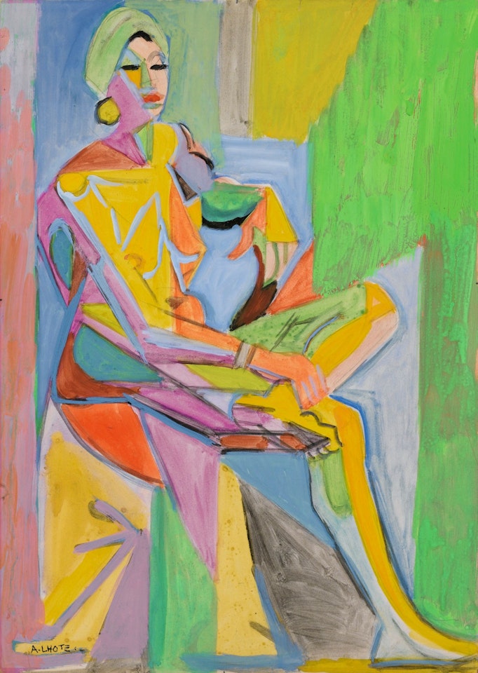 FEMME ASSISE AU TURBAN by André Lhote