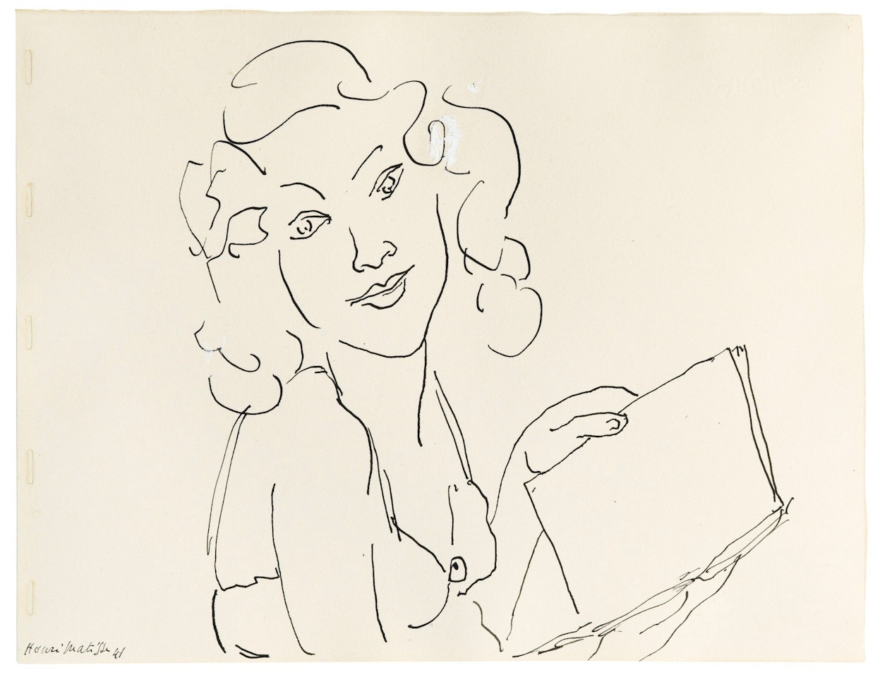 FEMME LISANT by Henri Matisse