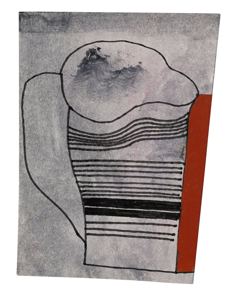 STRIPED MUG & VENETIAN RED by Ben Nicholson, O.M.