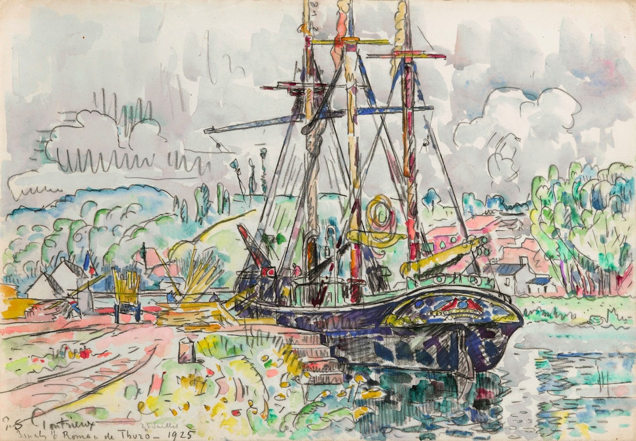 PONTRIEUX by Paul Signac