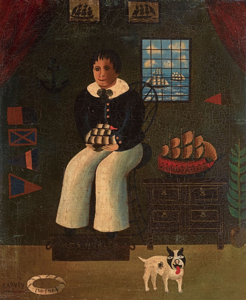 SAILOR AND DOG by English School