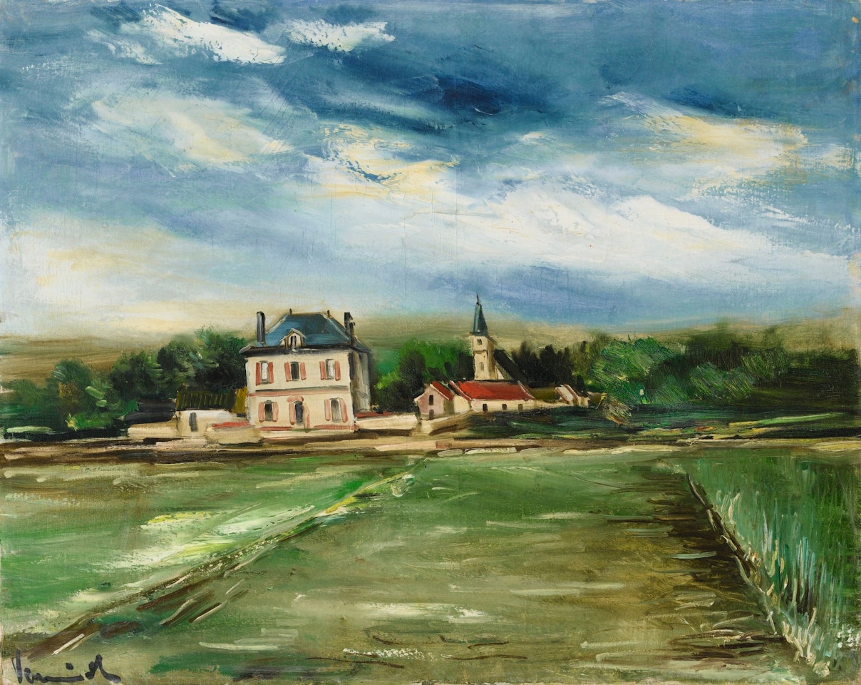ENVIRONS DE DREUX by Maurice de Vlaminck