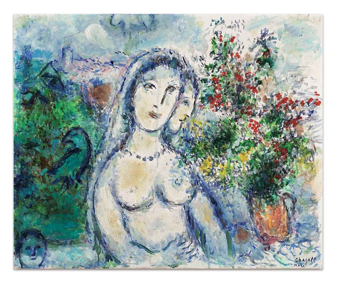 LA MARIÉE AU COLLIER by Marc Chagall