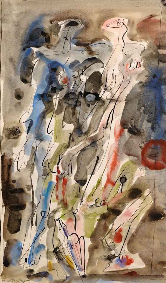 CÉRÉMONIE SECRÈTE, SÉRIE 'LES ASCÈTES' by André Masson