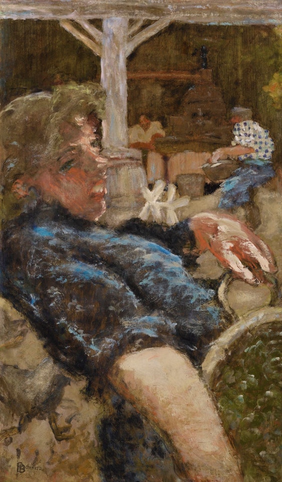 LE PRESSOIR AU GRAND-LEMPS by Pierre Bonnard