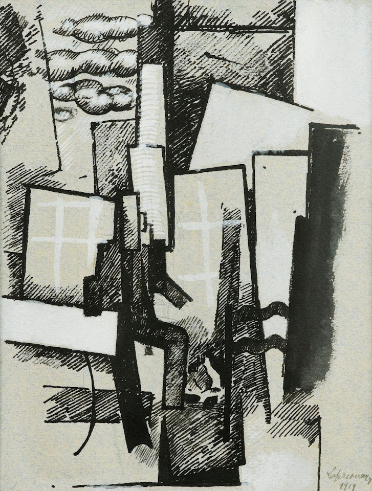 LE JARDIN, VERSION À L'ENCRE by Roger de la Fresnaye