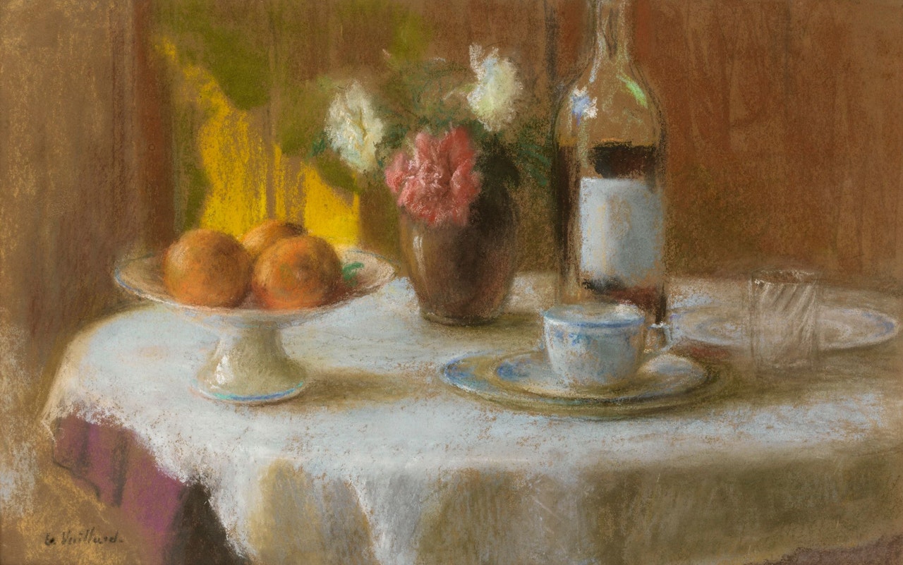 NATURE MORTE AUX TROIS ORANGES by Édouard Vuillard