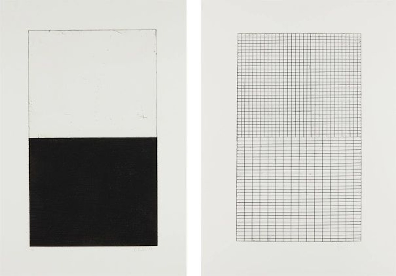 Adriatics: plates b; and e by Brice Marden