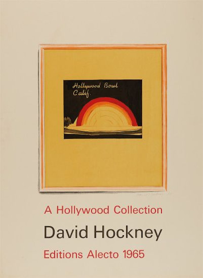 Hollywood Bowl Poster by David Hockney