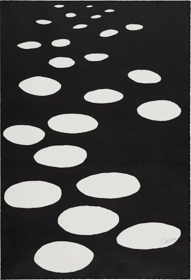 Soucoupes dans le noir (Saucers in Black) by Alexander Calder