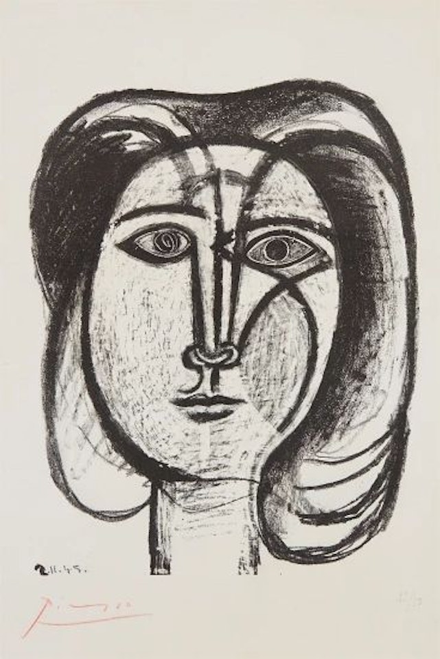 Tête de femme (Head of a Woman) by Pablo Picasso