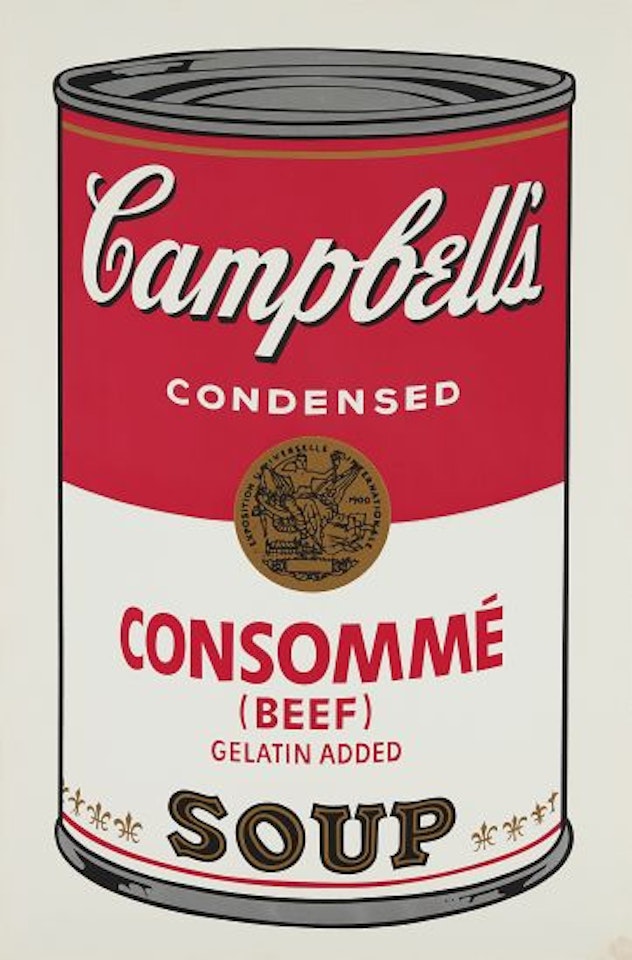 Consommé Beef, from Campbell's Soup I by Andy Warhol