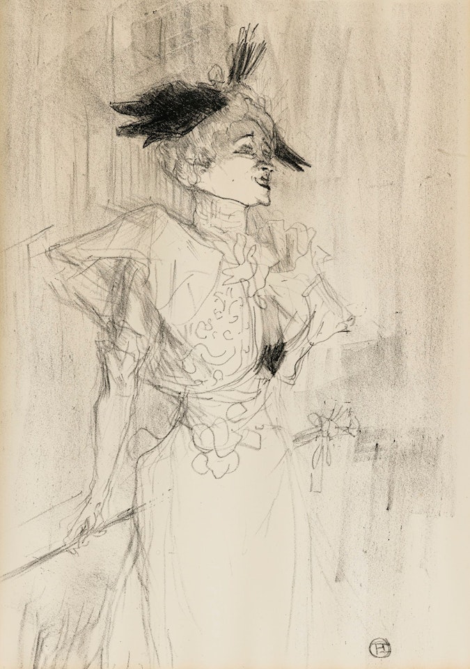 Mademoiselle Marcelle Lender, debout (Wittrock 101; Delteil 103; Adhémar 134) by Henri de Toulouse-Lautrec