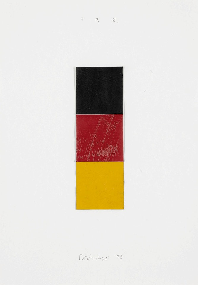 SCHWARZ, ROT, GOLD I (BUTIN 107) by Gerhard Richter