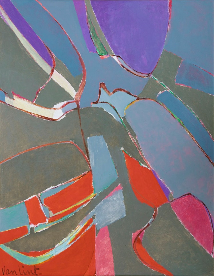 PRÉDOMINANCE D'UN ROUGE by Louis van Lint