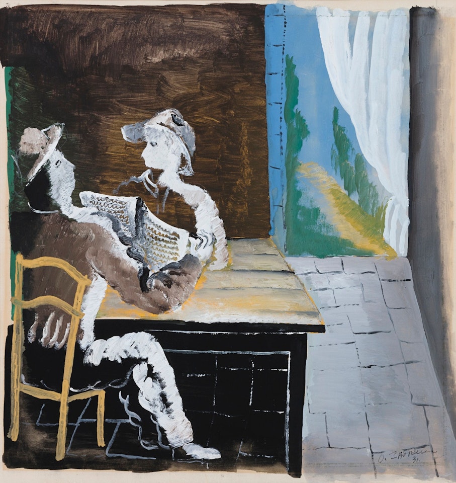 LA LECTURE by Ossip Zadkine