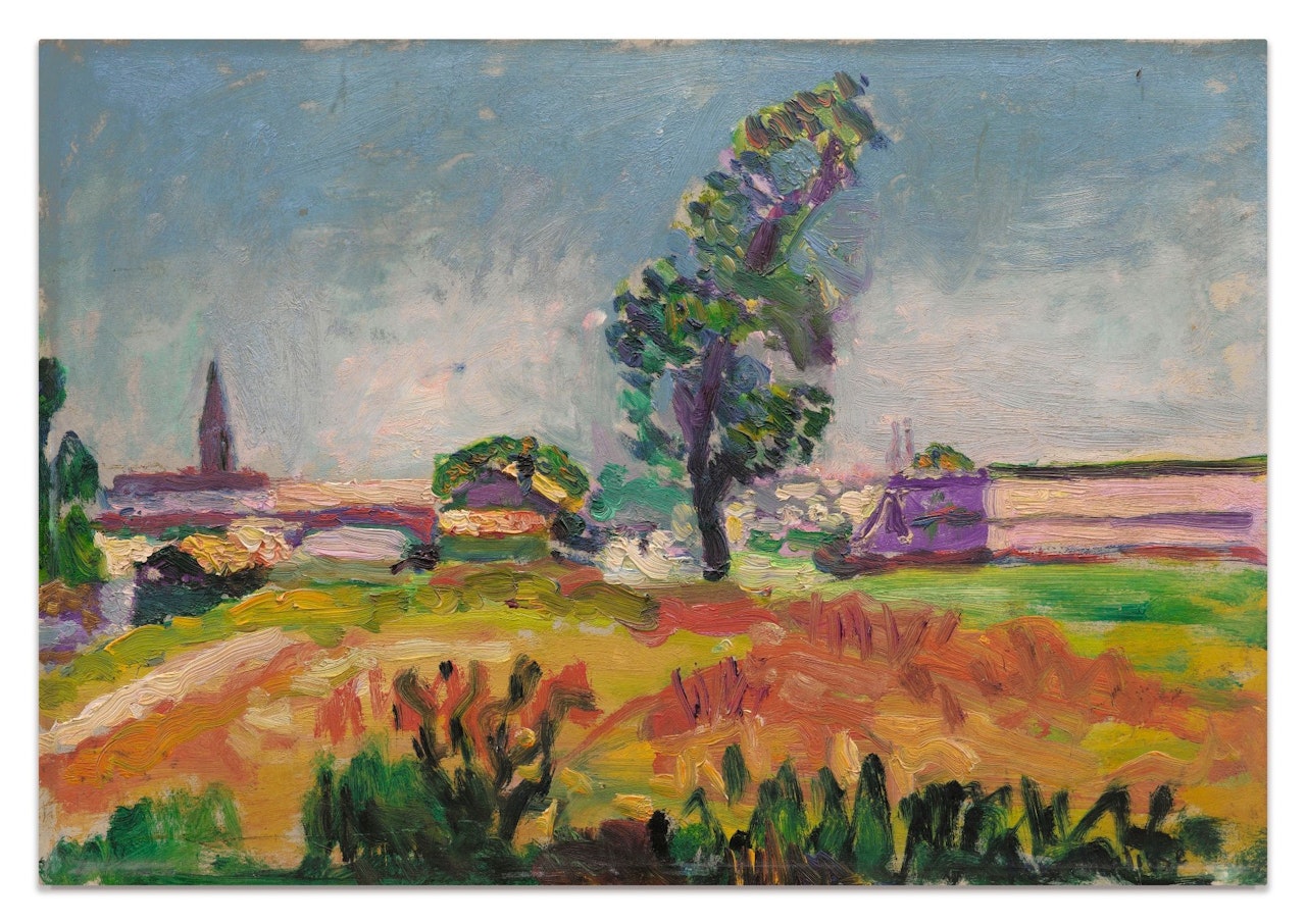 PAYSAGE DES ENVIRONS DE TOULOUSE, LE PONT DES DEMOISELLES by Henri Matisse