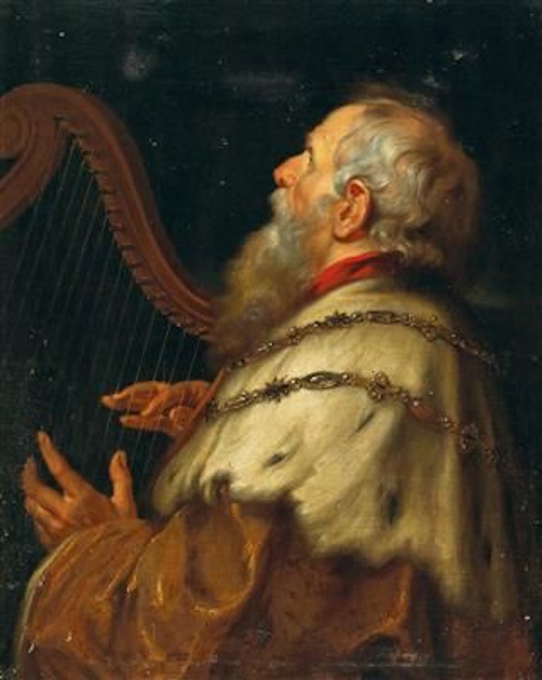 King David playing the harp by Workshop of Peter Paul Rubens