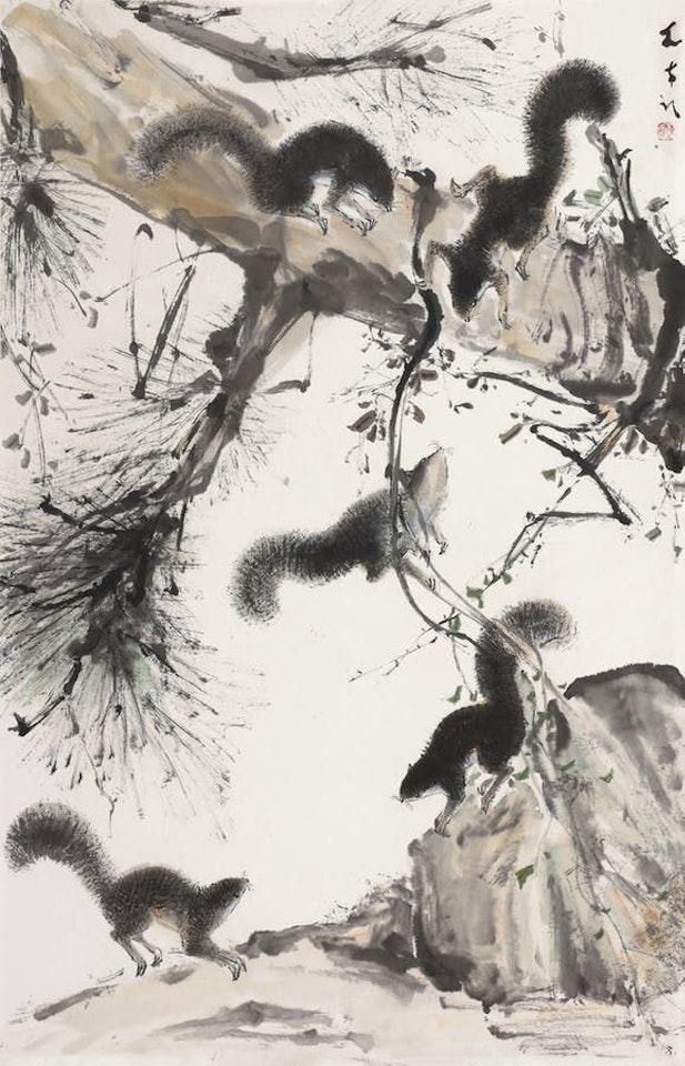 Squirrels by Chen Wen Hsi