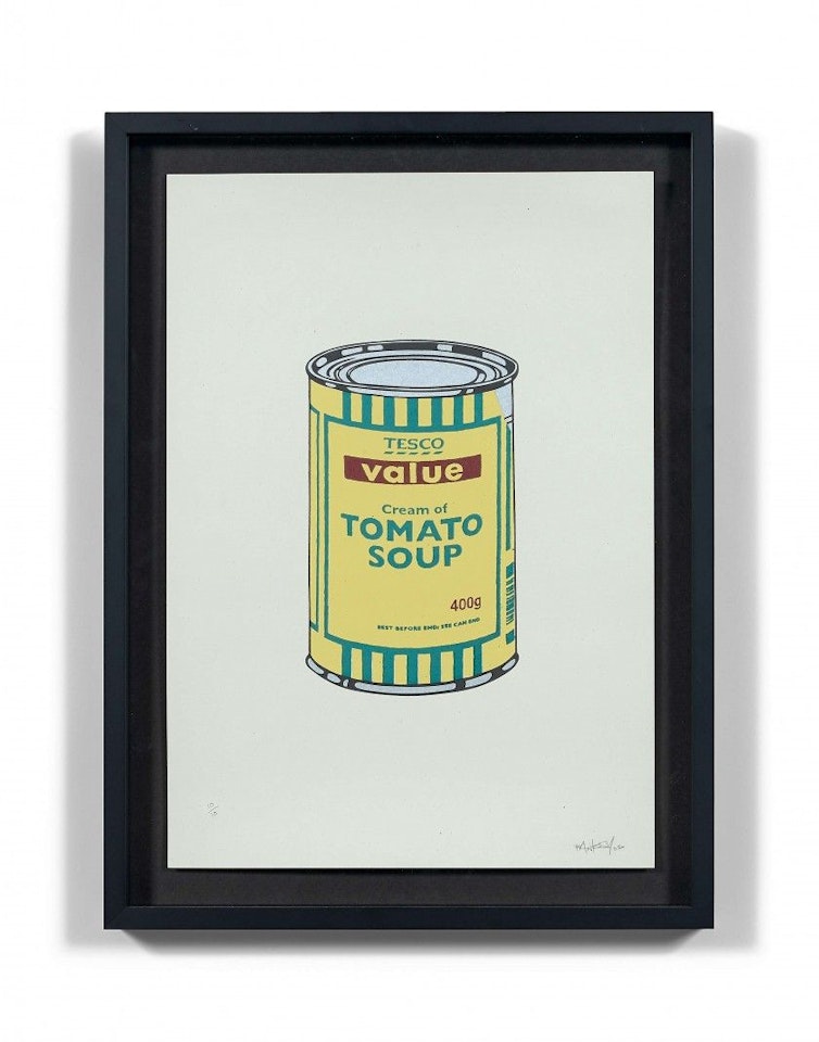 Soup can Yellow / Emerald / Brown by Banksy