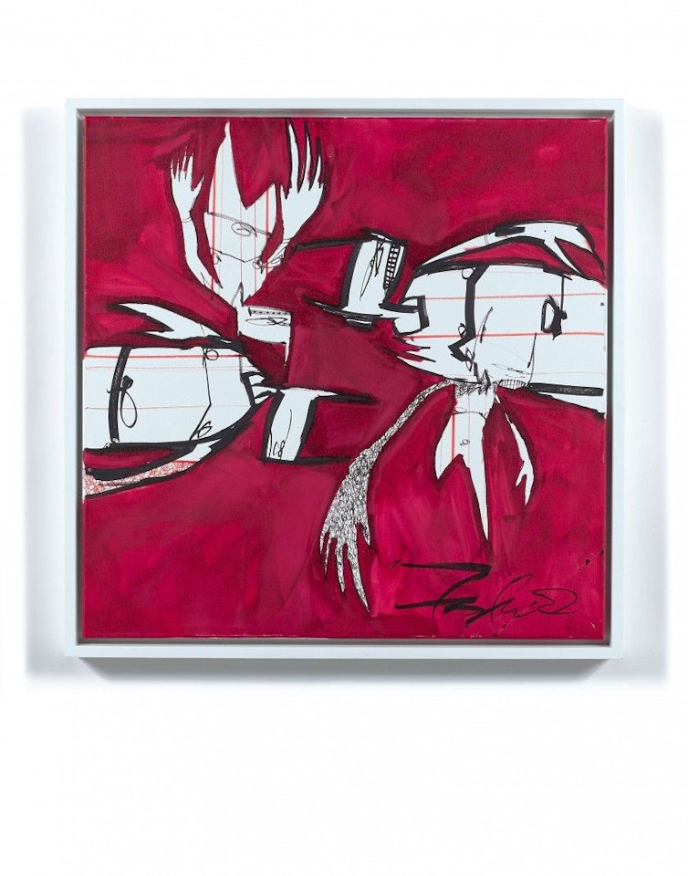 Four Nosferatus on red by Futura