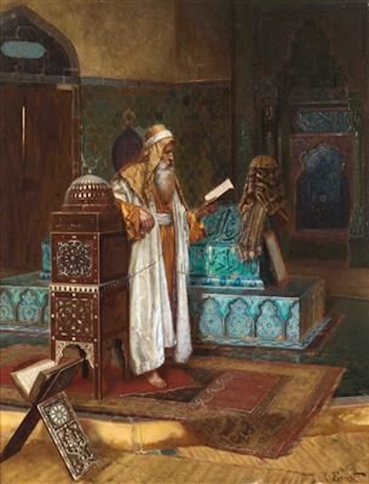 The tomb of Sultan Mehmed I (1379–1421) by Rudolf Ernst