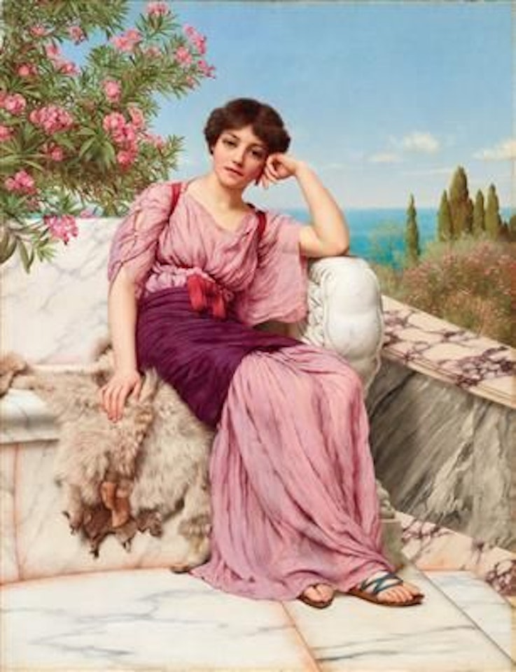 Sweet dreams by JOHN WILLIAM GODWARD, R.B.A.