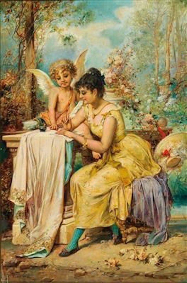 „The love letter“ by Hans Zatzka