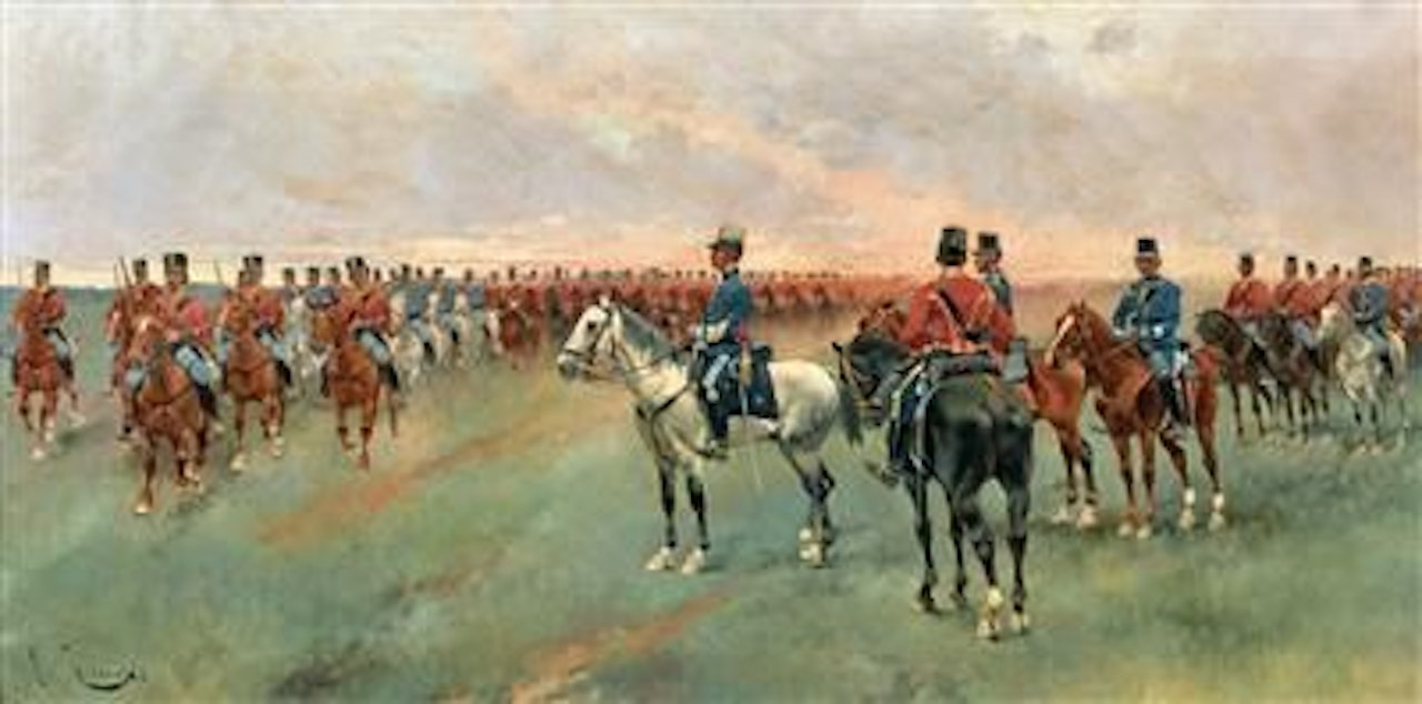 Cavalry movements by Jose Cusachs Y Cusachs