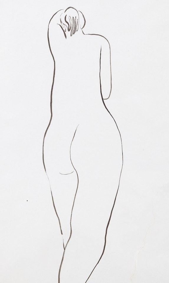 View Of A Lady's Back by Sanyu