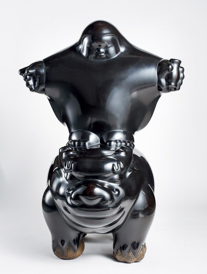 Dragon-Riding Bodhisattva by Li Chen