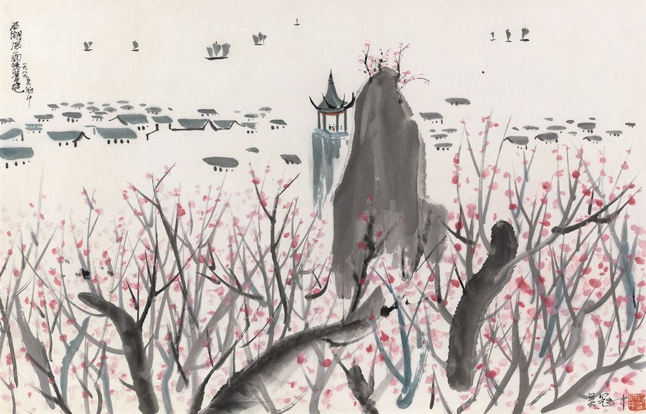 Memories of Xihu by Wu Guanzhong