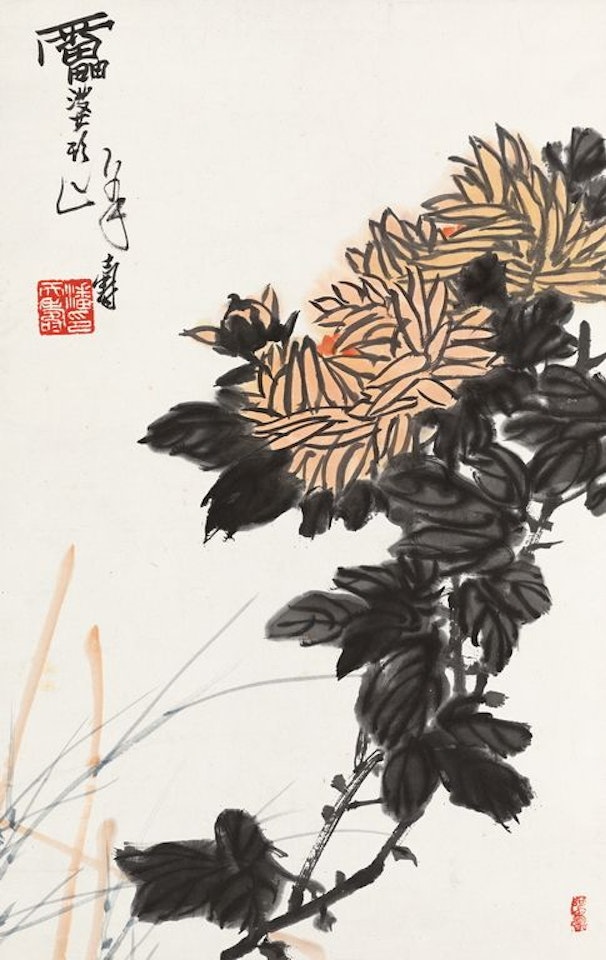 Chrysanthemum by Pan Tianshou