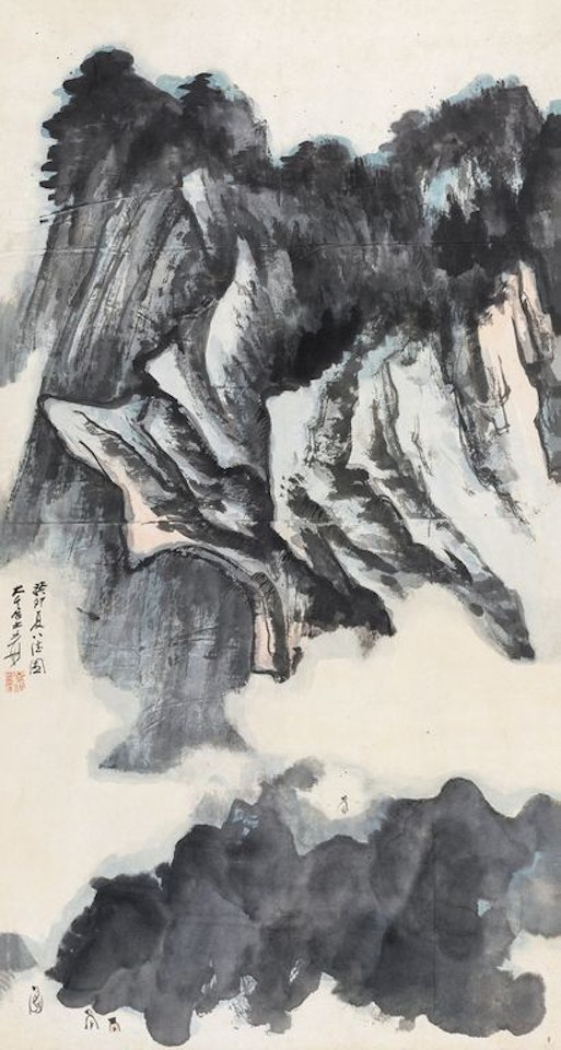 Landscape by Zhang Daqian