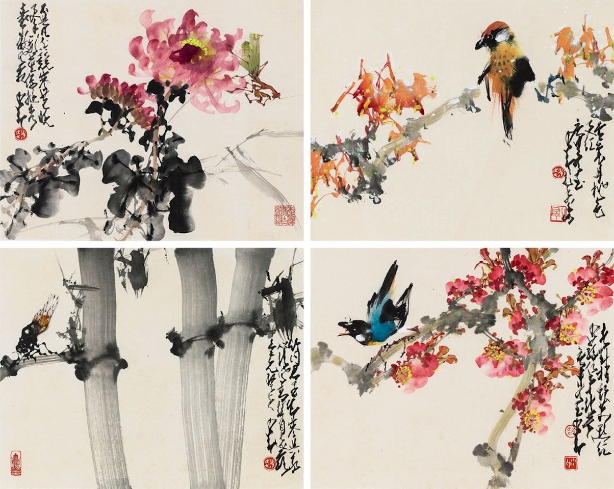 Birds and Flowers by Zhao Shao'ang