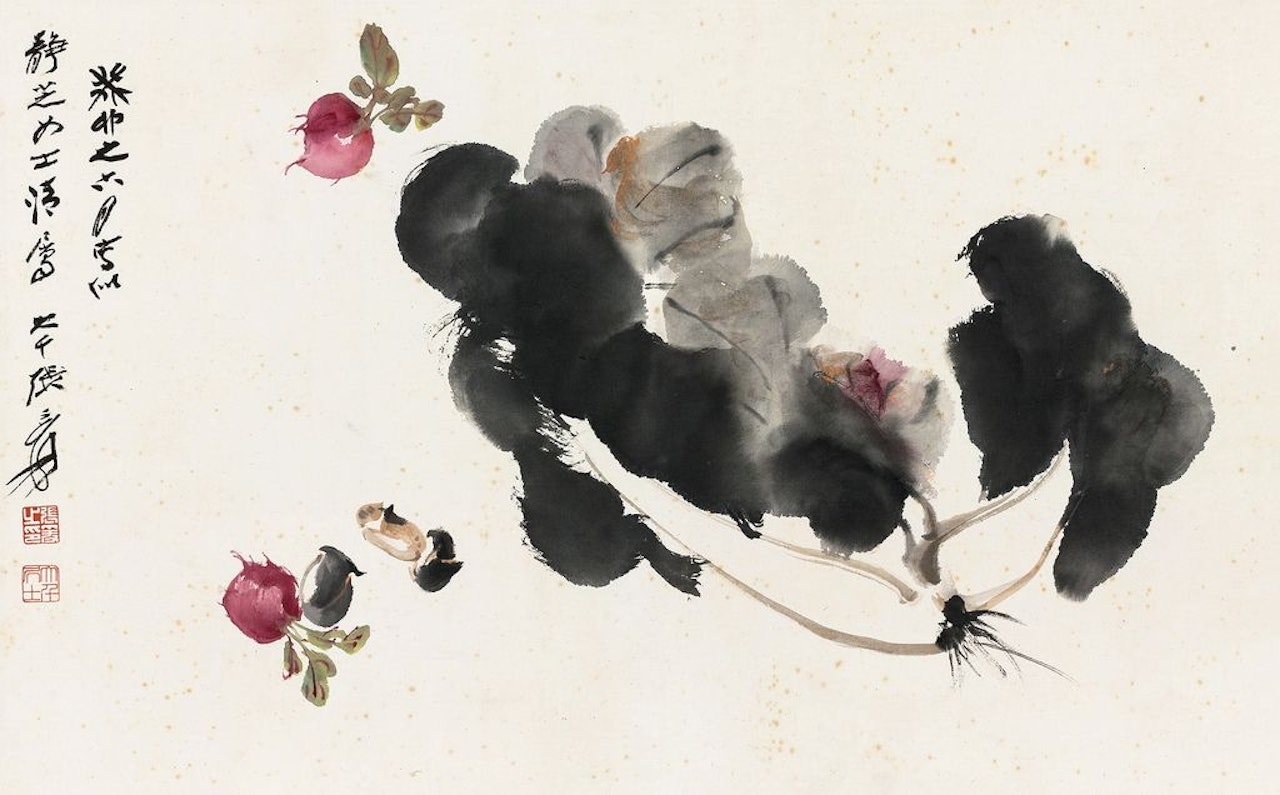 Vegetables by Zhang Daqian