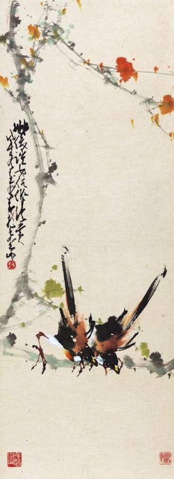 Swallows by Zhao Shao'ang